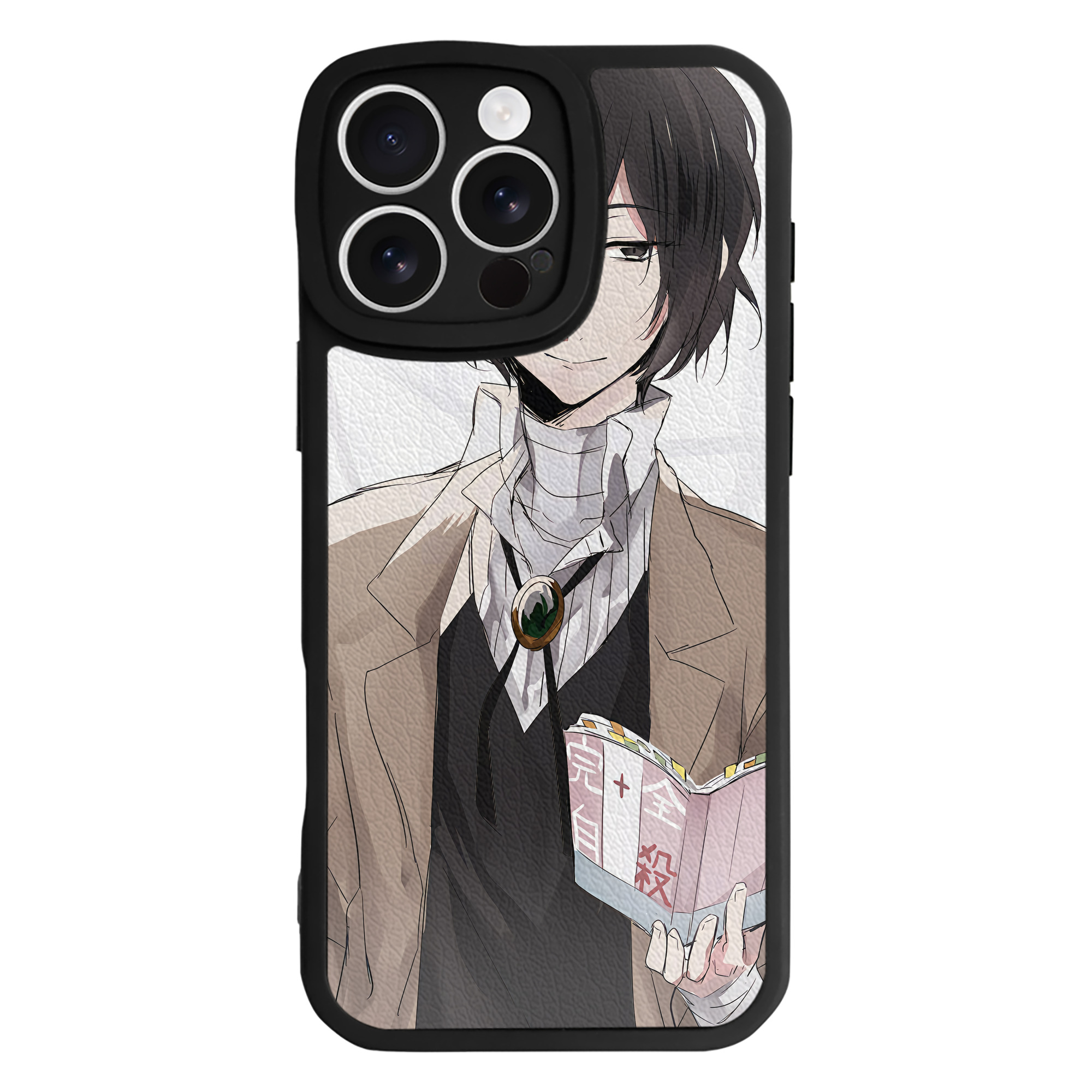 （画像用） 文豪ストレイドッグス Bungo Stray Dogs 【iPhone 16シリーズ対応】シリコンスマホケース（レザー調） 材質：シリコン